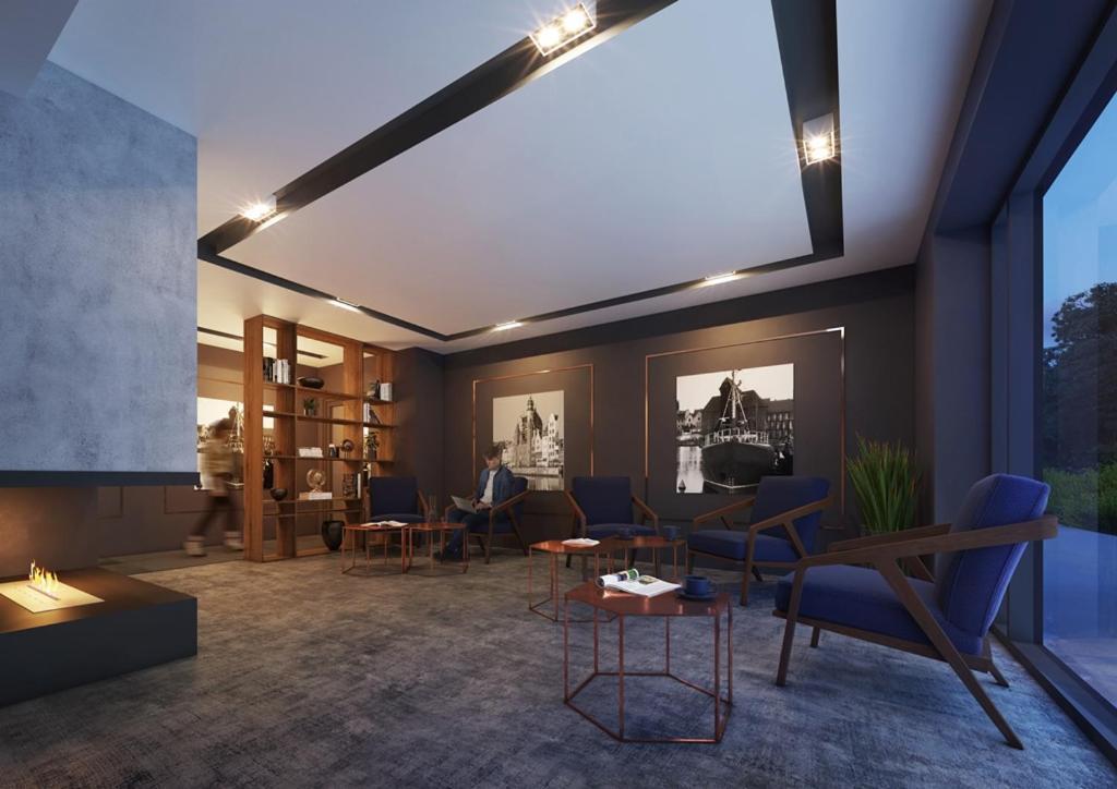 Apartament Nadmotlawie Estate Black Gdansk Dış mekan fotoğraf